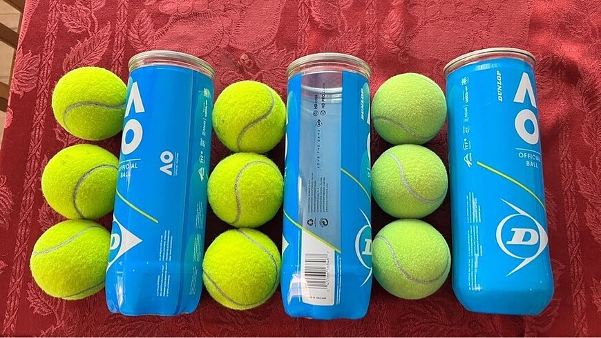 3 kutu AO tenis topu 9 adet