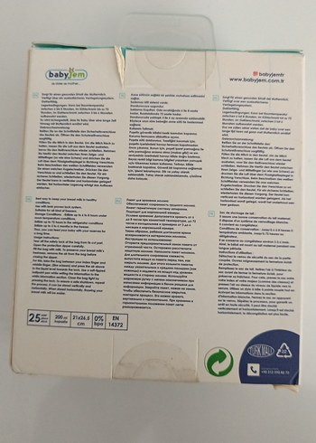 Babyjem Süt Saklama Poşeti 25'li - Görsel 3