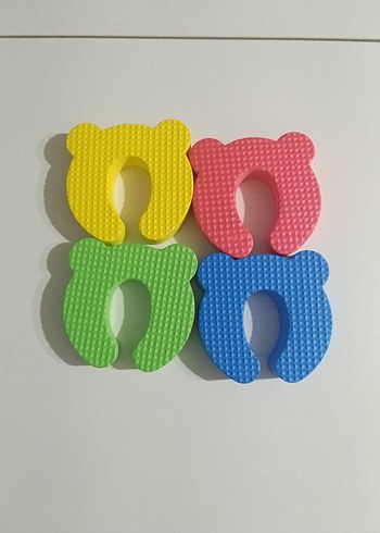 Renkli Ayı Şekilli Kapı Koruyucu Seti - Görsel 2