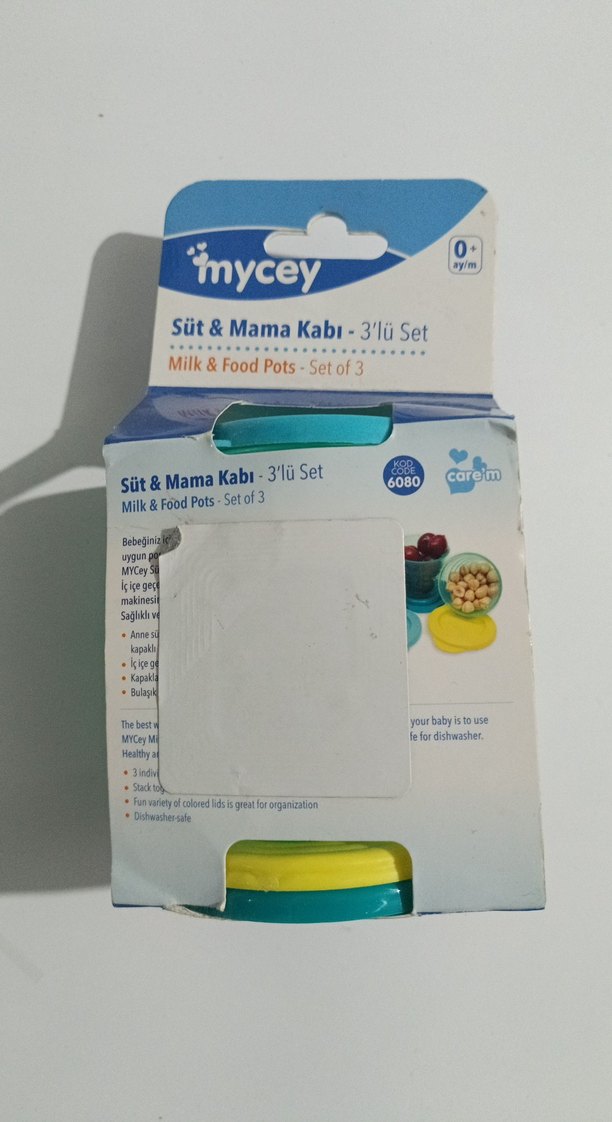 Mycey 3'lü Süt ve Mama Kabı Seti - Görsel 3