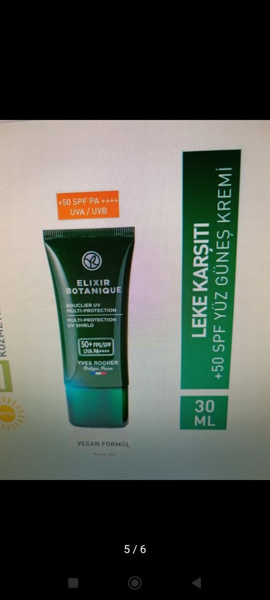 Yves Rocher 50+Spf Yüz Kremi 30 ml - Görsel 5