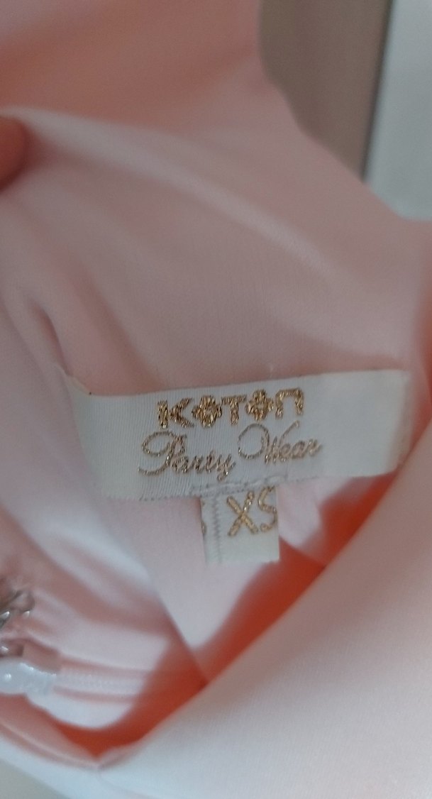 Dantel Detaylı Pembe Midi Elbise - Görsel 4