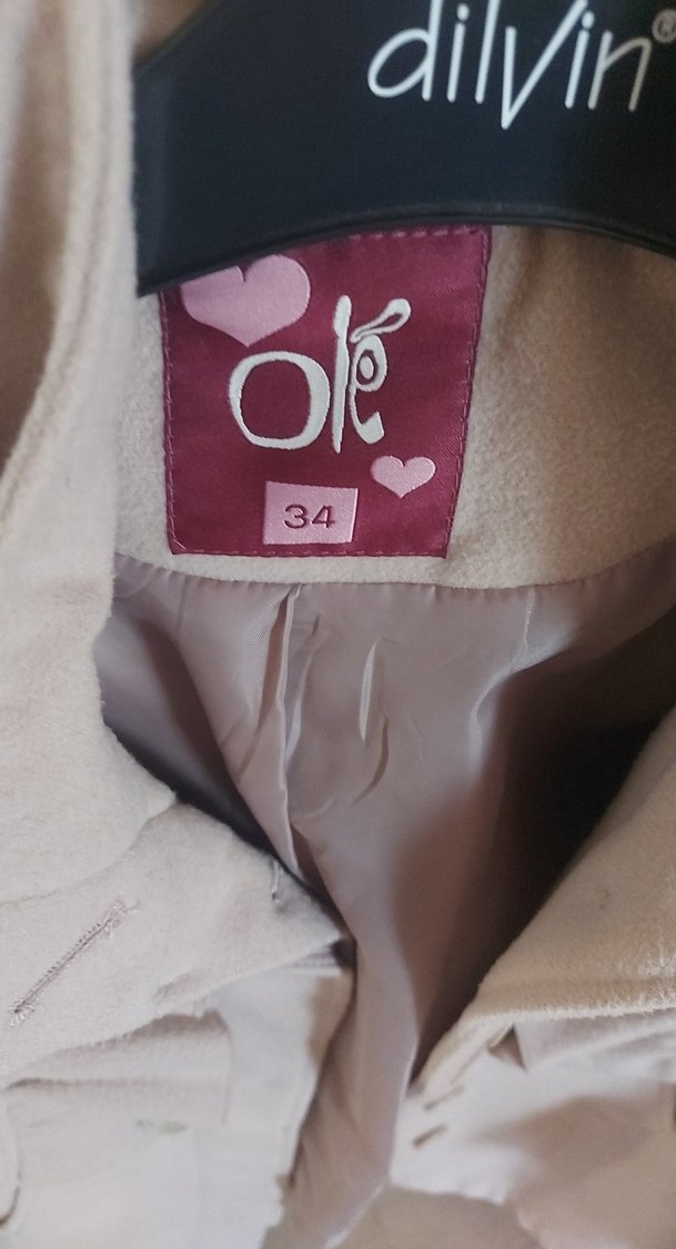 koton Bej Kısa Kaban 34 Beden - Görsel 2