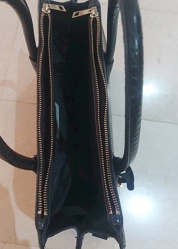 Klasik Siyah Deri Ofis Çantası - Görsel 3