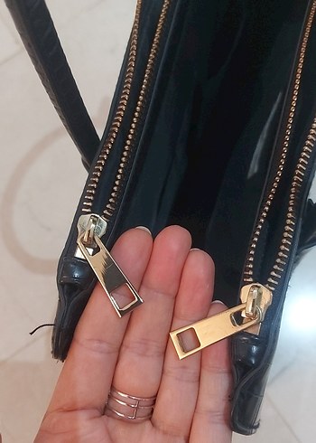 Klasik Siyah Deri Ofis Çantası - Görsel 6