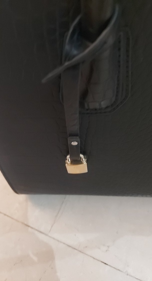 Klasik Siyah Deri Ofis Çantası - Görsel 2