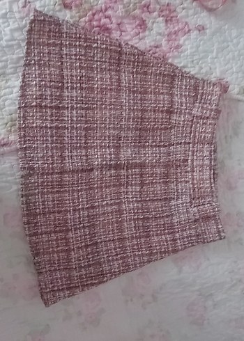 Pembe Mini Tüvit Etek - Görsel 5