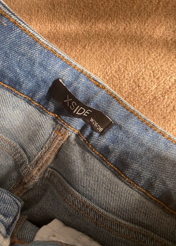 Kadın Mavi Bol Kesim Kot Pantolon Defacto - Görsel 5