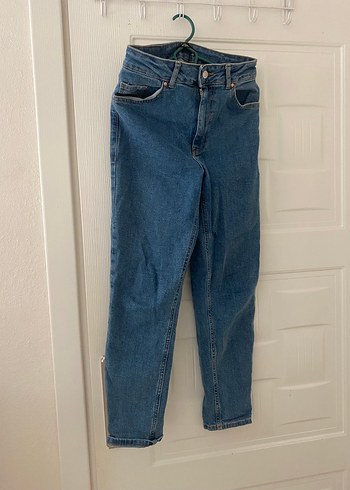 Kadın Mavi Bol Kesim Kot Pantolon Defacto - Görsel 2