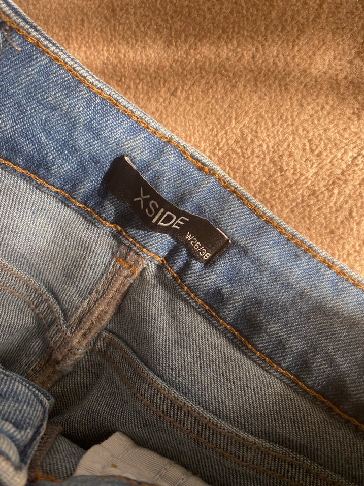 Kadın Mavi Bol Kesim Kot Pantolon Defacto - Görsel 5