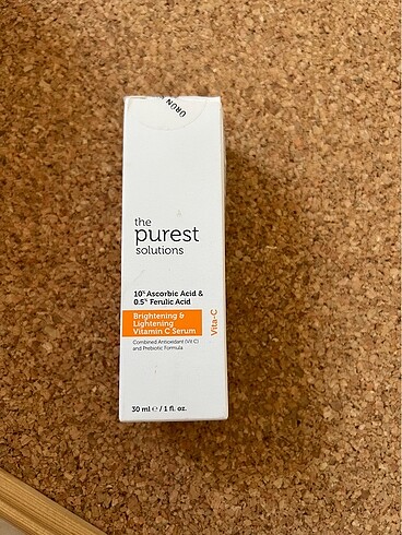 The purset c vitamini serum