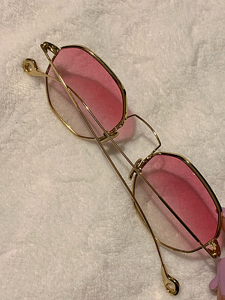 diğer Beden Pembe camlı güneş gözlüğü