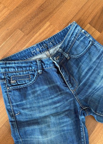 Kadın Lacivert Denim Normal Paça Jean - Görsel 3