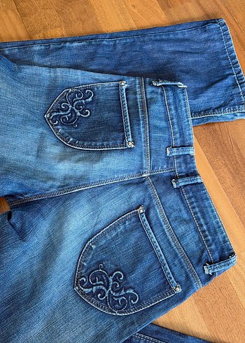 Kadın Lacivert Denim Normal Paça Jean - Görsel 5