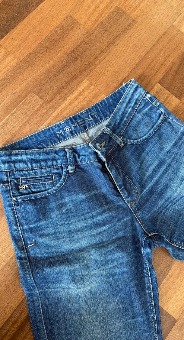 Kadın Lacivert Denim Normal Paça Jean - Görsel 3