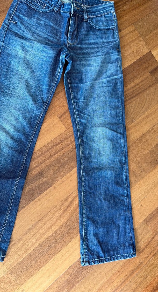Kadın Lacivert Denim Normal Paça Jean - Görsel 2