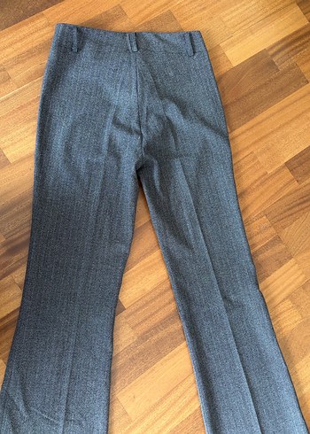 Gri Kadın Kumaş Pantolon - Görsel 2