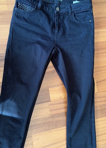 Network Siyah Kadin Denim Pantolon