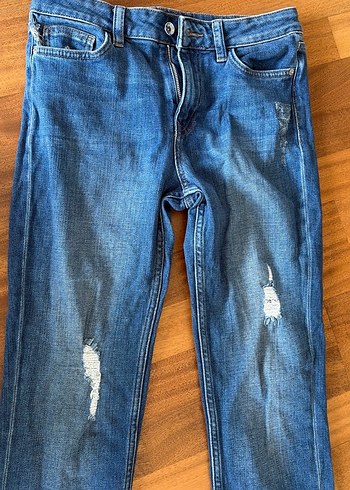 Mavi Bol Kesim Denim Jean - Görsel 2