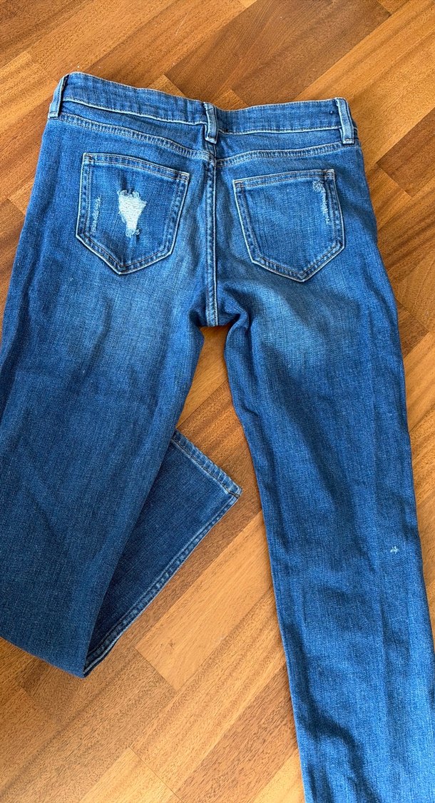 Mavi Bol Kesim Denim Jean - Görsel 3