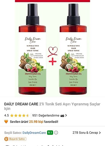 Beden Daily Dream Care trendyolda 315tl