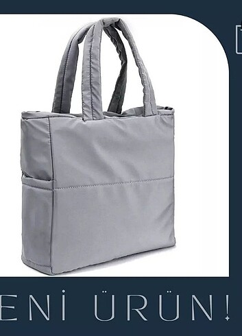 Gri çanta