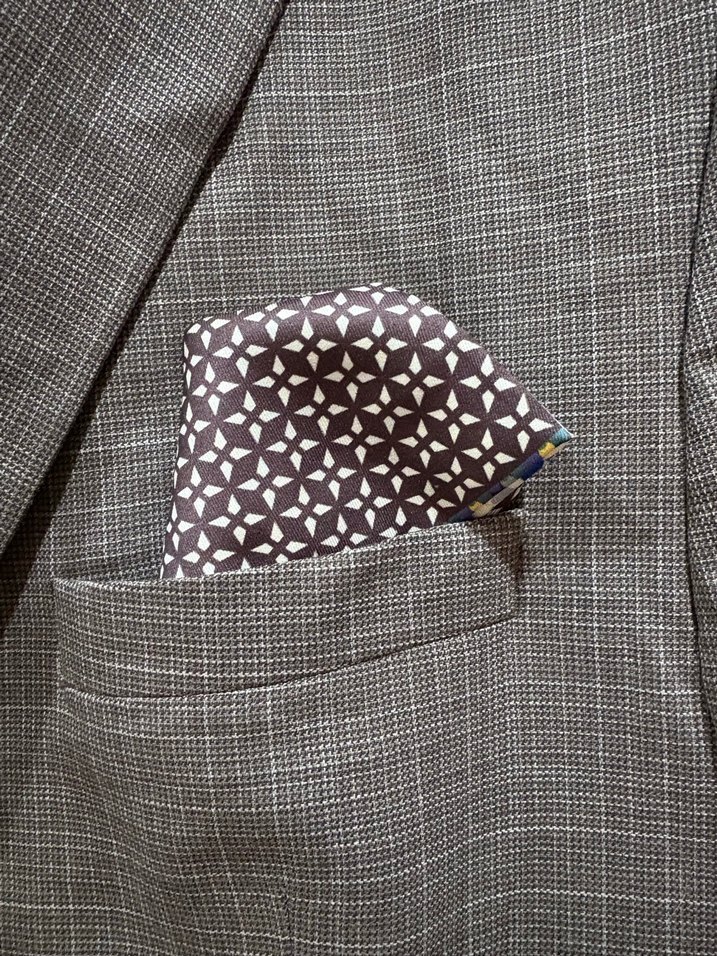 Klasik Kesim Düğmeli Kahverengi Erkek Takım Elbise - Görsel 5