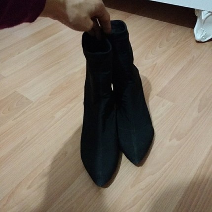 38 Beden siyah Renk uzun çorap bot