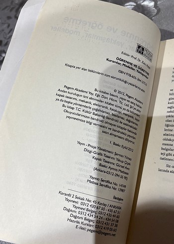 Öğrenme ve Öğretme: Kuramlar, Yaklaşımlar, Modeller - Görsel 2