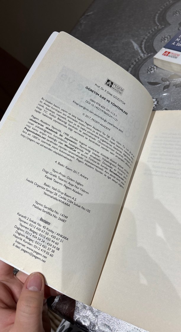 Öğretim İlke ve Yöntemleri - Prof. Dr. F. Dilek Gözütok - Görsel 2