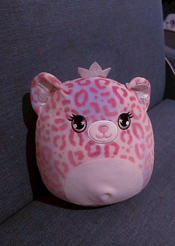 Pembe Leopar Desenli Peluş Oyuncak