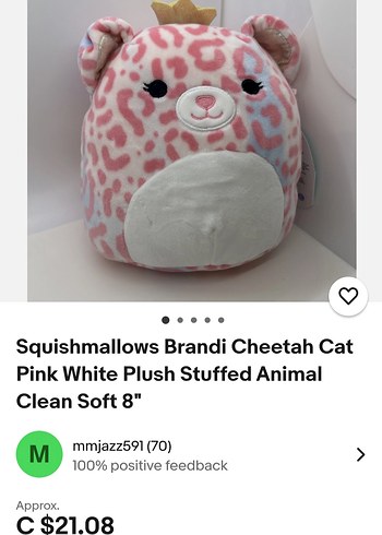  Beden Pembe Leopar Desenli Peluş Oyuncak