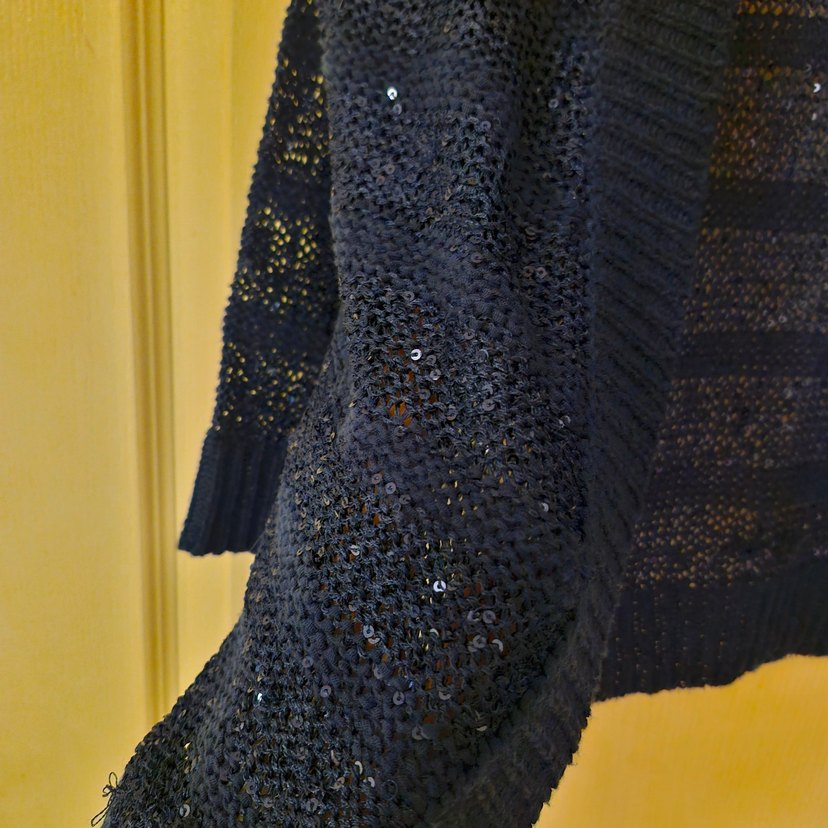 PUL DETAYLI TRİKO HIRKA - Görsel 3