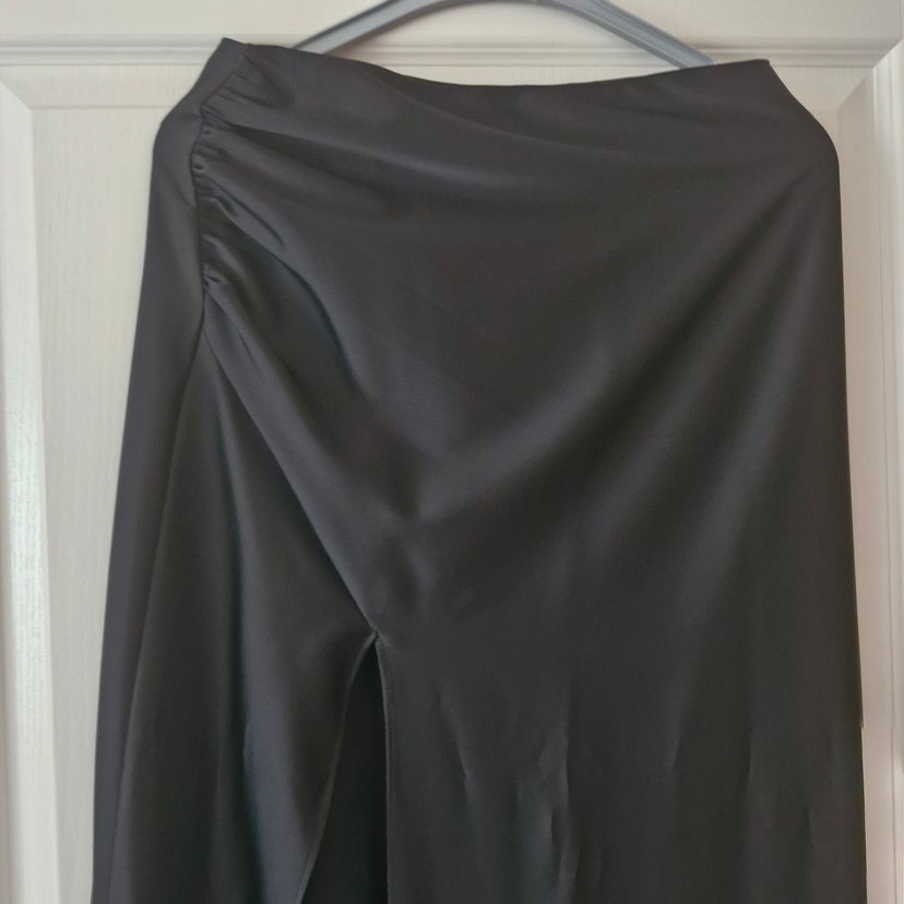 Drapeli Saten Etek - Görsel 5