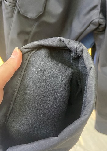 Siyah Erkek Slim Fit içi polarlı Pantolon - Görsel 2