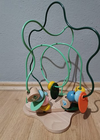 Renkli Ahşap Eğitici Oyuncak - Görsel 3