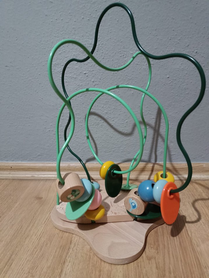 Renkli Ahşap Eğitici Oyuncak - Görsel 3