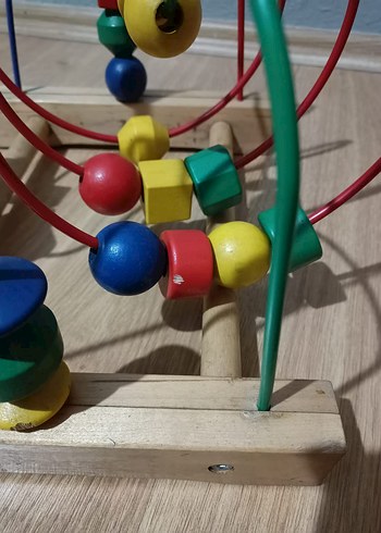 Renkli Ahşap Eğitim Oyuncağı - Görsel 4