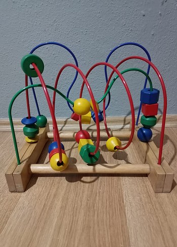 Renkli Ahşap Eğitim Oyuncağı - Görsel 2