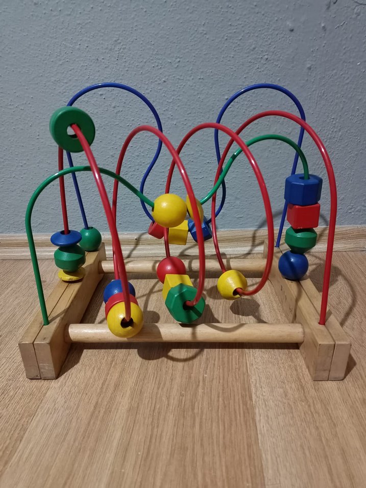 Renkli Ahşap Eğitim Oyuncağı - Görsel 2