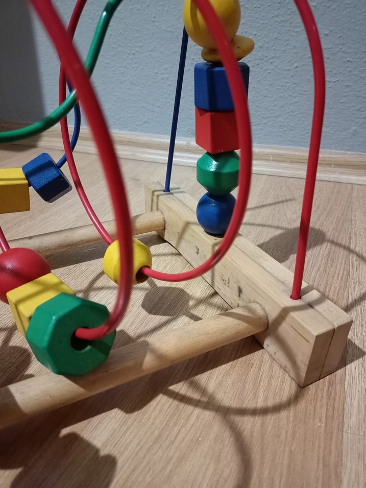 Renkli Ahşap Eğitim Oyuncağı - Görsel 3