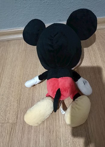 Gri ve Kırmızı Mickey Mouse Peluş Oyuncak - Görsel 2