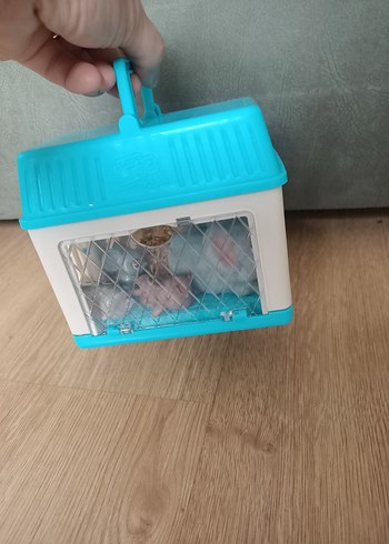 Küçük Hayvan Figürleri ve Mavi Oyuncak Kafes - Görsel 7