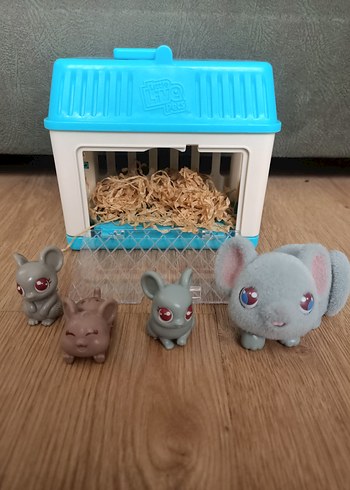 Küçük Hayvan Figürleri ve Mavi Oyuncak Kafes - Görsel 6