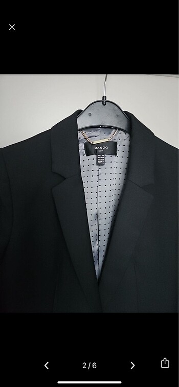 Mango Mango siyah blazer ceket