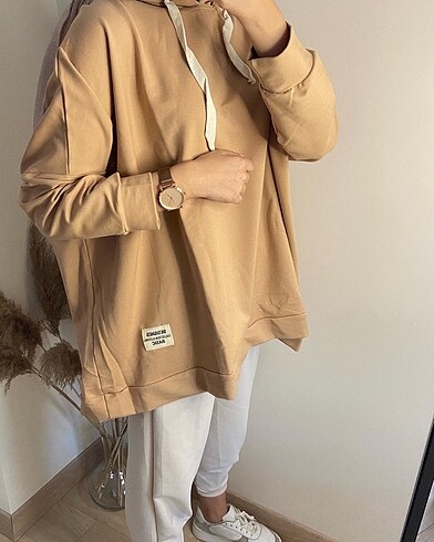 38 Beden camel Renk Sweatshirt