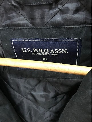 U.S Polo Assn. Polo erkek mont yeni gibi az giyilmiş kalın