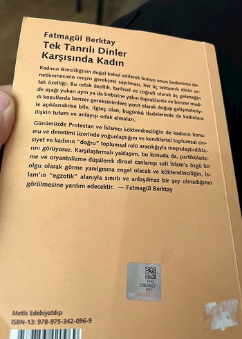  Tek Tanrılı Dinler Karşısında Kadın - Fatmagül Berktay
