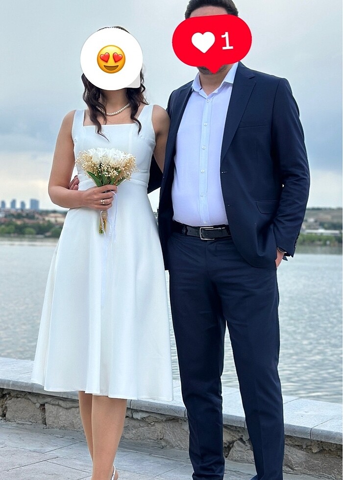 Beyaz elbise - Görsel 2