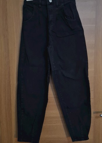 Siyah Baloon Jeans